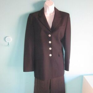 Basler Womens Size 6 Luxury Brand Wool Button Front Blazer Jacket Womens Size 36